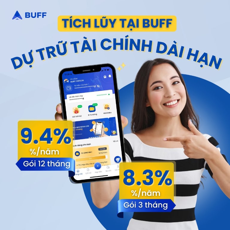 App đầu tư và tích lũy BUFF