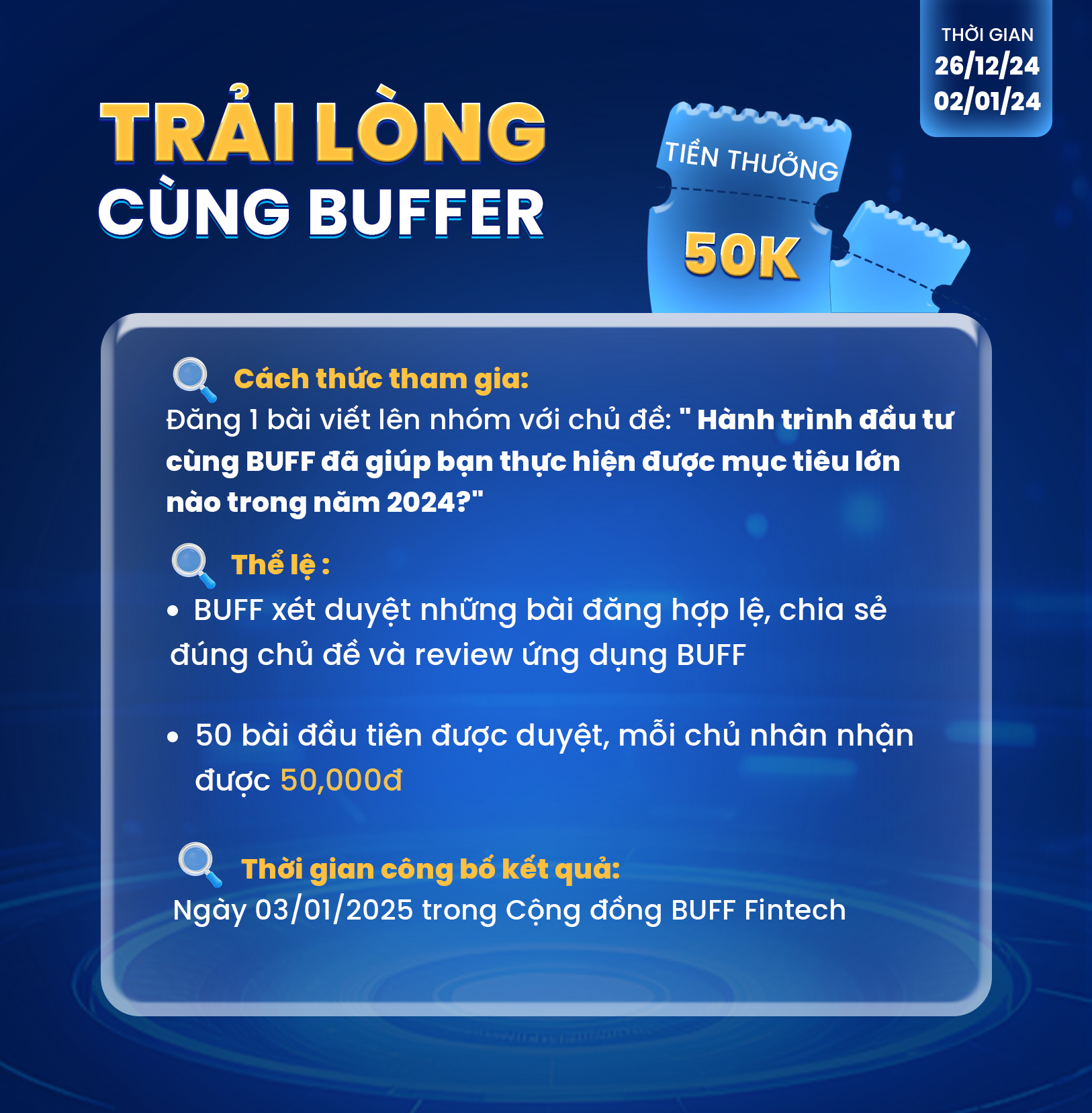 chương trình tết buff