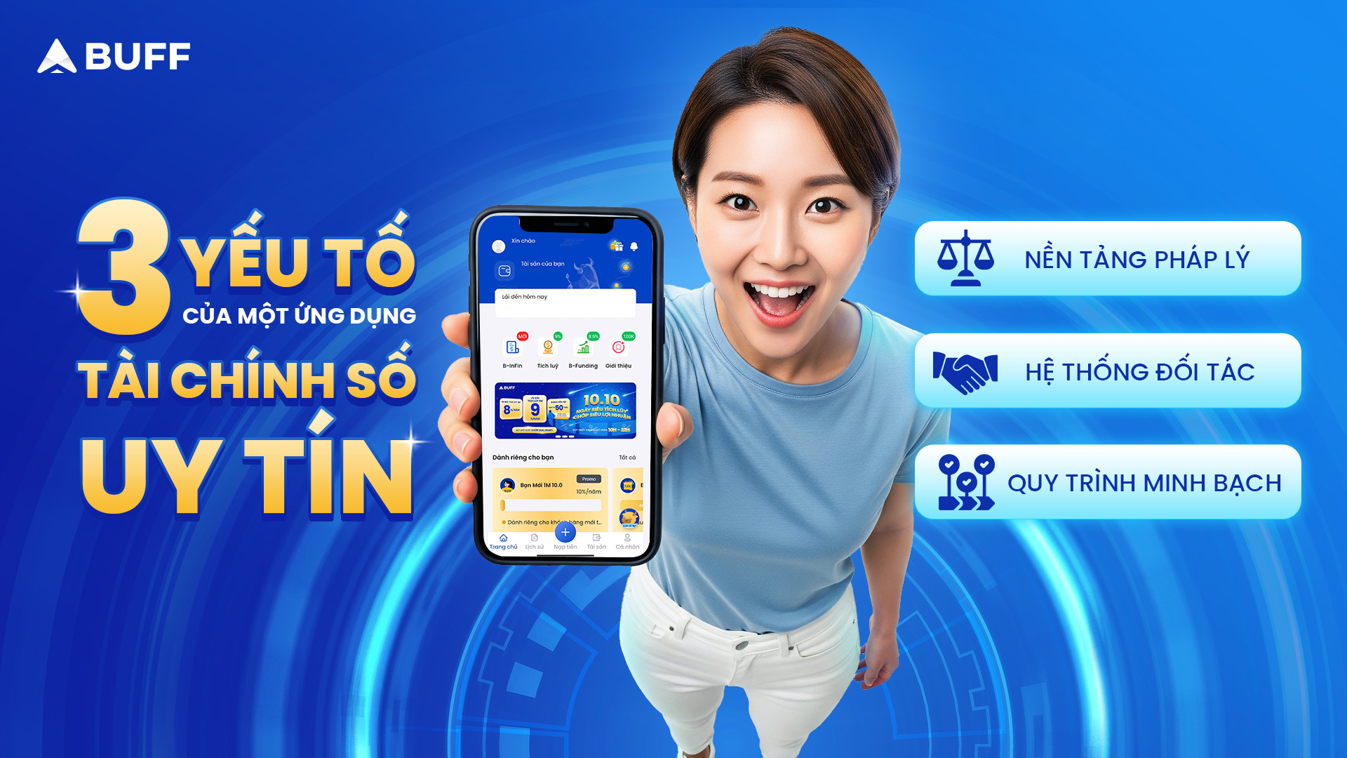 BUFF - Ứng dụng đầu tư minh bạch