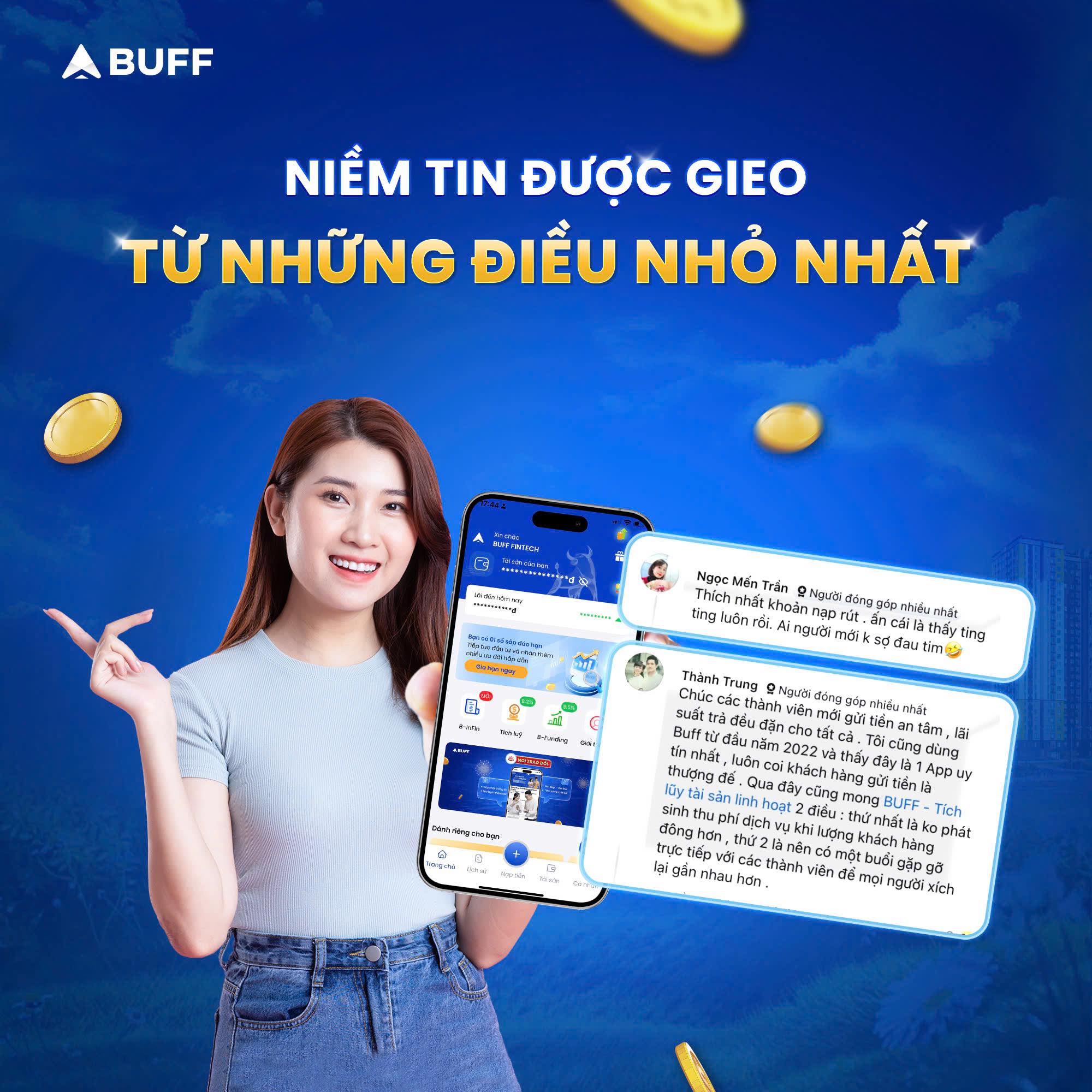 BUFF B-Funding giúp nhà đầu tư vốn ít bắt đầu nhỏ và đầu tư hiệu quả