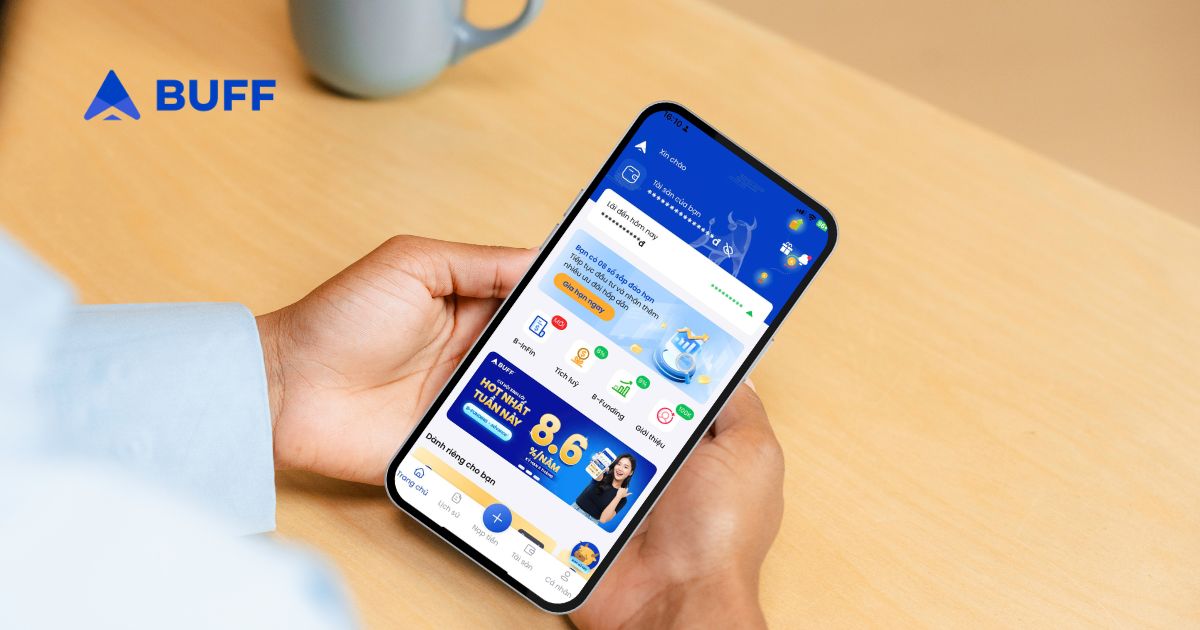 Giao diện của BUFF được thiết kế thân thiện, dễ thao thác